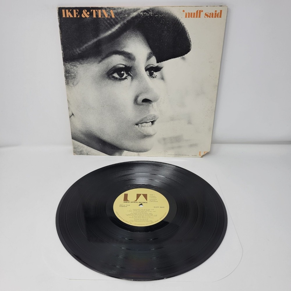 Ike & Tina Turner Nuff Said Vinyl Record Album 1971 United Artists Stereo‎ LP
